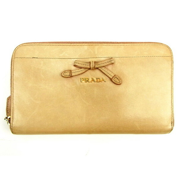 Prada beige Wallet leather long - Picture 1 of 6